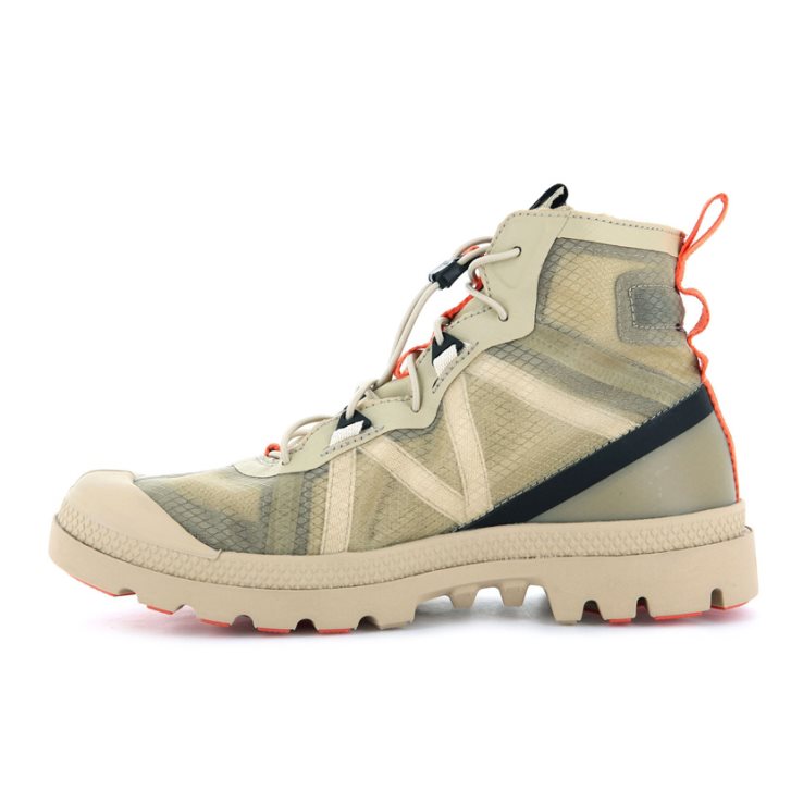 Palladium Travel Lite+ Adventure Women's Boots Beige | UK G365-OJP